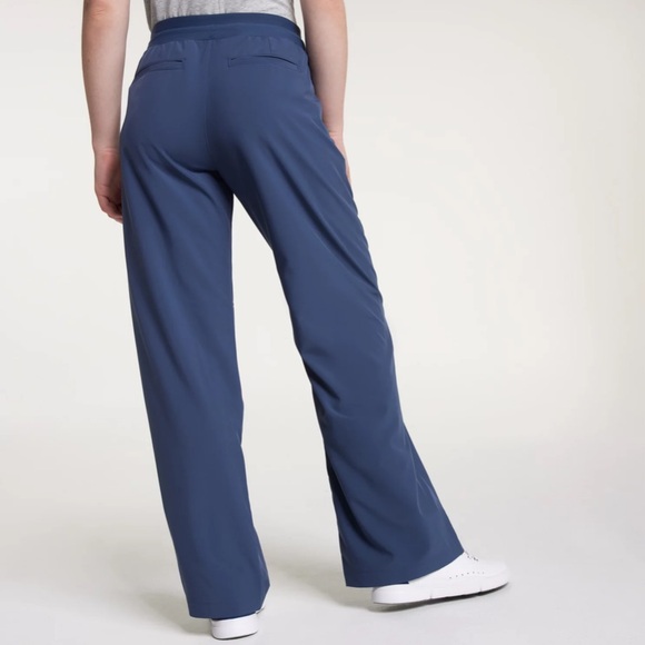 New With Tags CALIA Women's Truelight wide leg pants in ardosia slate, size L - Picture 2 of 7